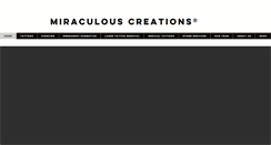 Desktop Screenshot of miraculouscreations.com